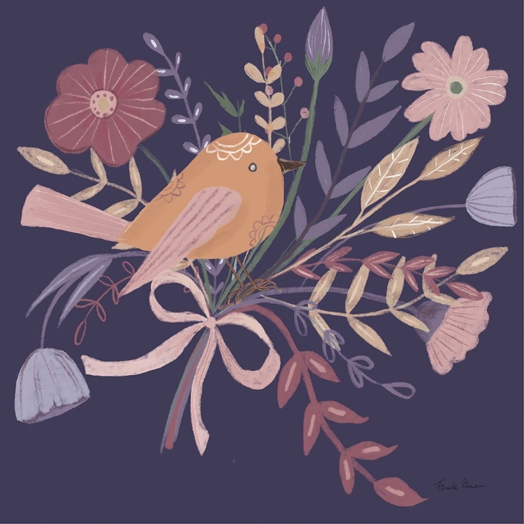 Picture of ROYAL BIRDS II PURPLE