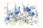 Picture of WILDFLOWERS IN BLOOM I BLUE