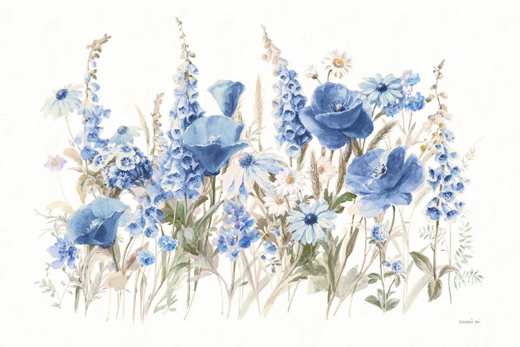 Picture of WILDFLOWERS IN BLOOM I BLUE