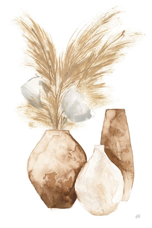 Picture of VASE GRAY PODS