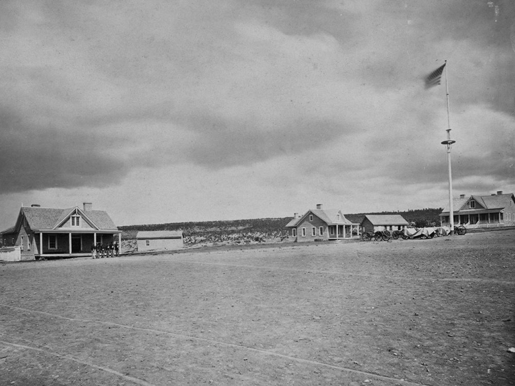 Picture of PARADE GROUND AT FORT WINGATE-1873