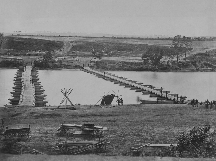 Picture of PONTOON BRIDGE-ACROSS THE RAPPAHANNOCK