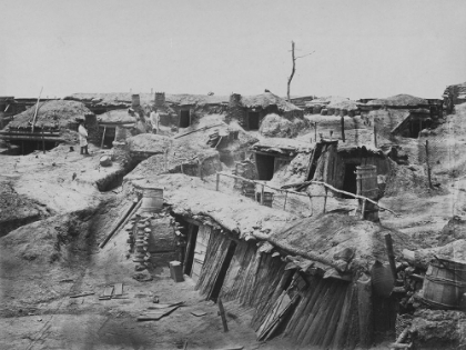 Picture of QUARTERS OF MEN IN FORT SEDGWICK GENERALLY KNOWN AS FORT HELL