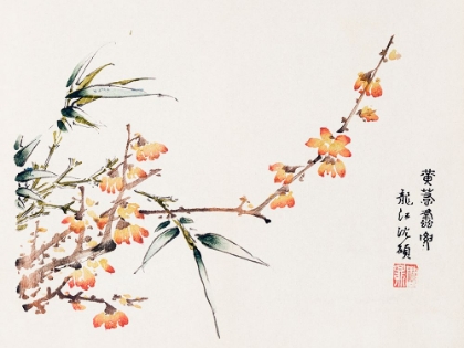 Picture of PAGE FROM SHI ZHU ZHAI ORANGE BLOSSOMS