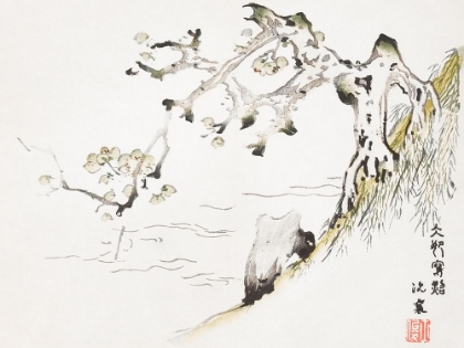 Picture of PAGE FROM SHI ZHU ZHAI TREE IN LANDSCAPE