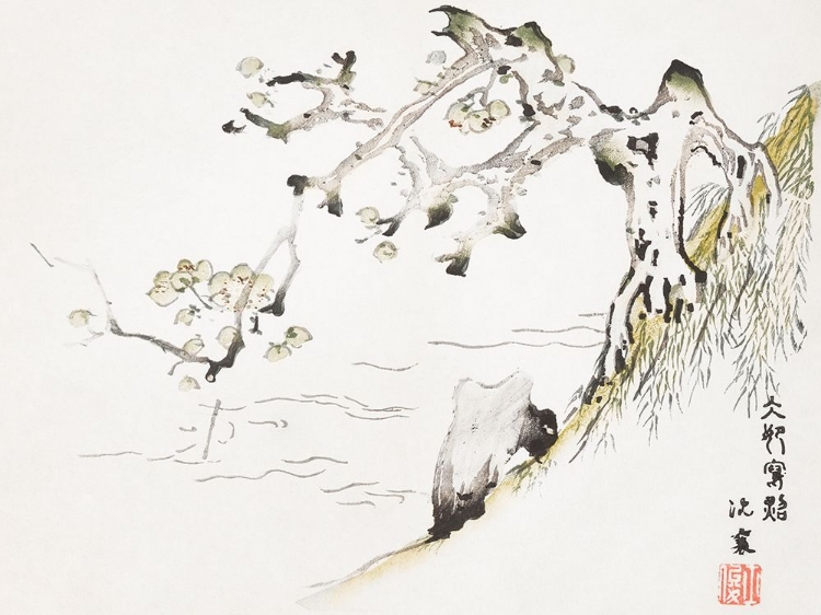 Picture of PAGE FROM SHI ZHU ZHAI TREE IN LANDSCAPE