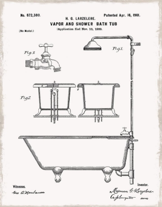 Picture of VINTAGE BATH II