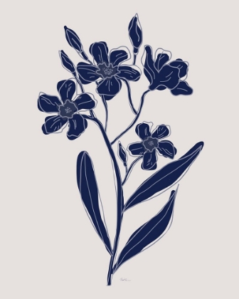 Picture of INDIGO BOTANICAL STUDY II