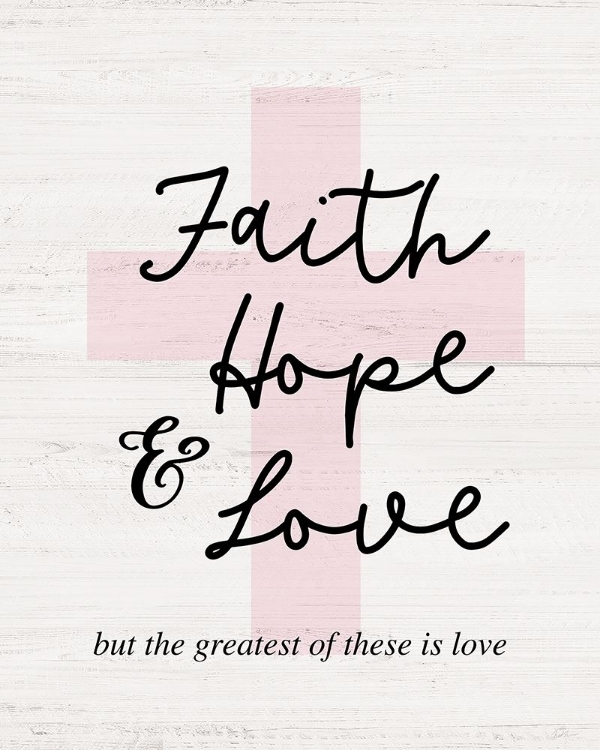 Picture of FAITH-HOPE AND LOVE CROSS