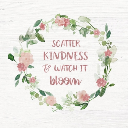Picture of BLUSH FLORAL KINDNESS WREATH