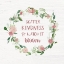 Picture of BLUSH FLORAL KINDNESS WREATH