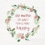 Picture of BLUSH FLORAL HAPPY WREATH