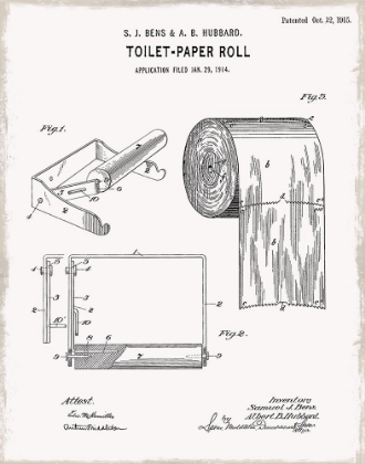 Picture of TOILET PAPER PATENT I