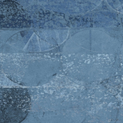 Picture of GEO ABSTRACT BLUE HUES