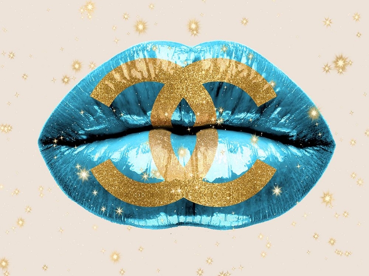 Picture of FASHION LIPS BLUE I