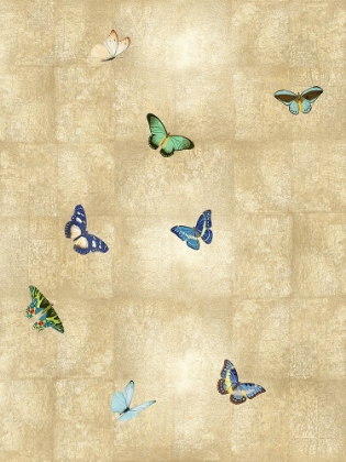 Picture of BUTTERFLIES ON GOLD III