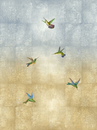 Picture of HUMMINGBIRDS IN FLIGHT II