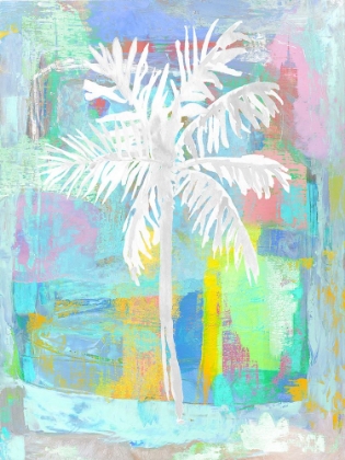Picture of ABSTRACT PALM AQUA