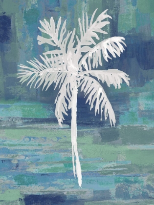 Picture of ABSTRACT PALM BLUE I