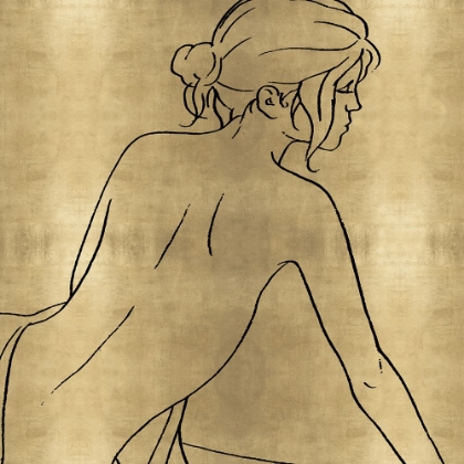 Picture of FEMALE FIGURE GOLD I