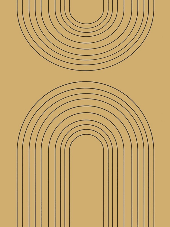 Picture of ABSTRACT RAINBOW OCHRE