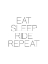 Picture of EAT SLEEP RIDE REPEAT - BLACK