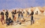 Picture of ROASTING THE CHRISTMAS BEEF IN A CAVALRY CAMP
