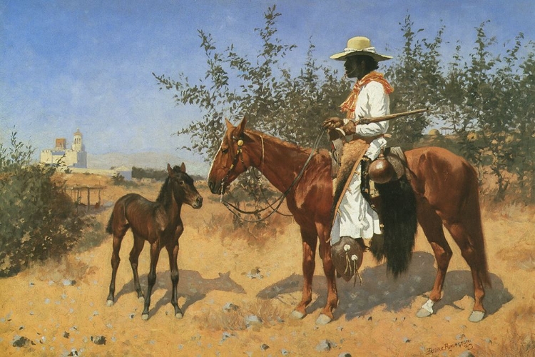 Picture of THE SENTINEL ON HORSE