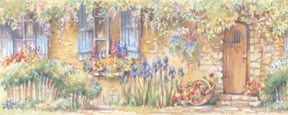 Picture of COTTAGE FLOWERS PANEL II