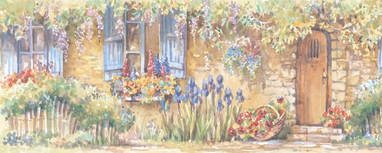 Picture of COTTAGE FLOWERS PANEL II