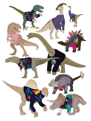 Picture of DINOSAURS IN 80S JUMPERS
