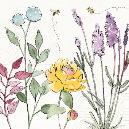Picture of HONEYBEE BLOSSOMS II
