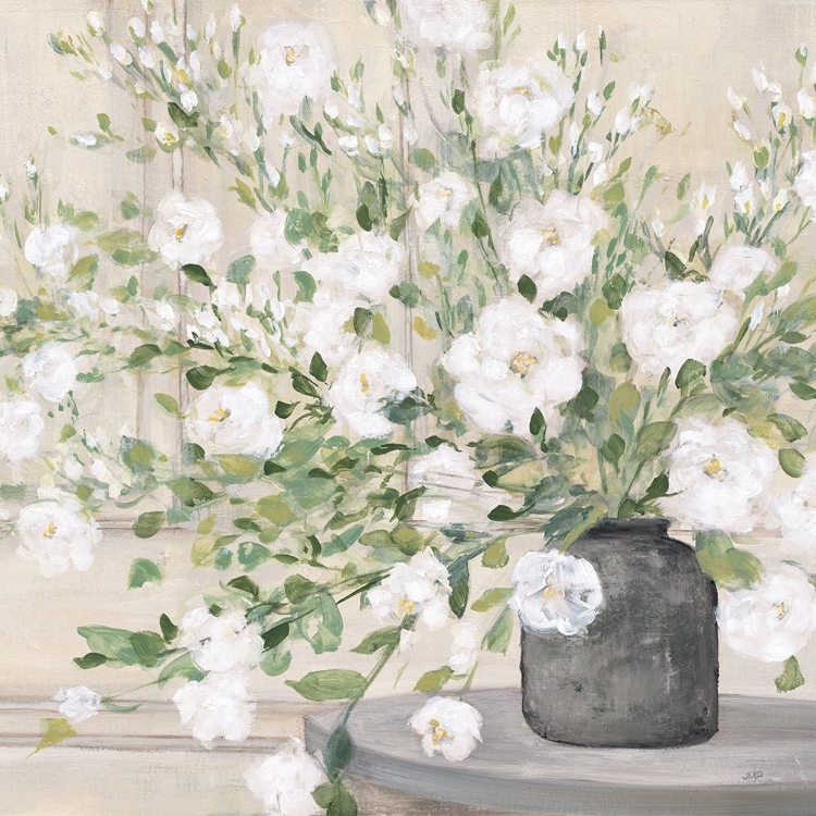 Picture of WHITE BOUQUET GRAY VASE