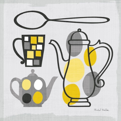 Picture of MODERN KITCHEN SQUARE IV YELLOW