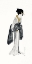 Picture of GEISHA II BLACK AND GOLD