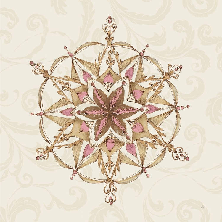 Picture of ELEGANT SEASON SNOWFLAKE II PINK