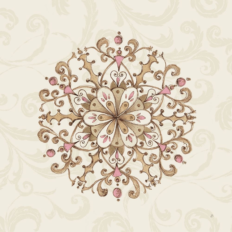 Picture of ELEGANT SEASON SNOWFLAKE III PINK