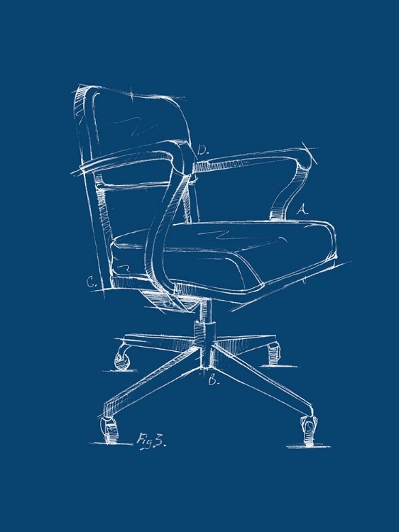 Picture of OFFICE CHAIR BLUEPRINT I