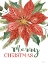 Picture of MERRY CHRISTMAS POINSETTIA