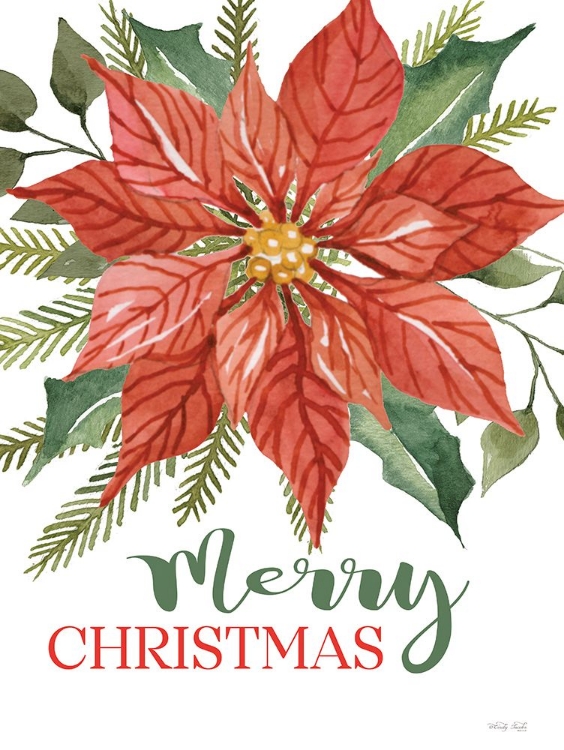 Picture of MERRY CHRISTMAS POINSETTIA