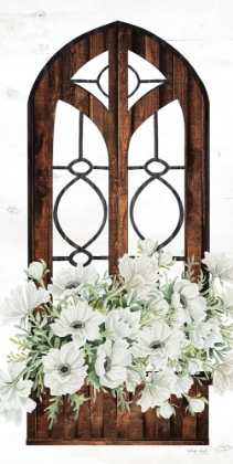 Picture of WINDOW ARCH FLORAL I
