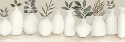 Picture of IVORY VASES IN A ROW
