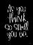 Picture of AS YOU THINK