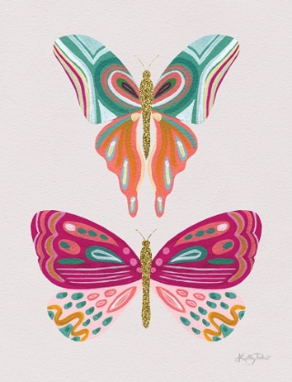 Picture of COLORFUL BUTTERFLIES I