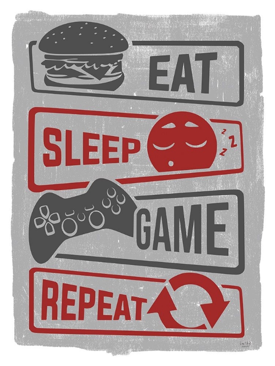 Picture of EAT-SLEEP-GAME-REPEAT