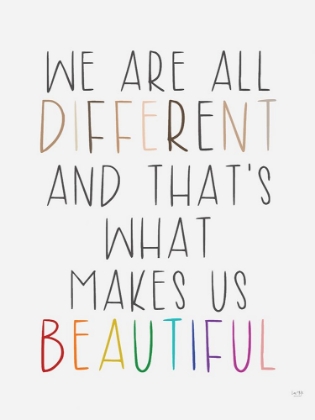 Picture of WE ARE ALL DIFFERENT