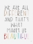 Picture of WE ARE ALL DIFFERENT