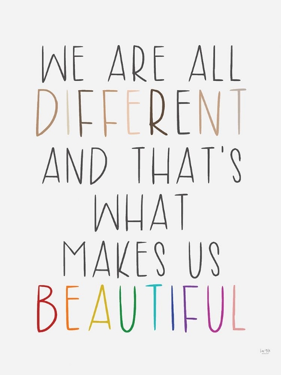 Picture of WE ARE ALL DIFFERENT