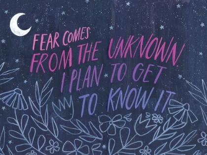 Picture of FEAR COMES FROM THE UNKNOWN