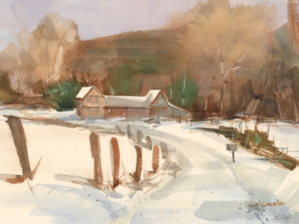 Picture of CONNECTICUT BARNS IN WINTER
